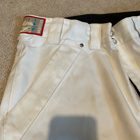 Burton white ski snowboard pants - Picture 4 of 9